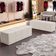 Puff Decorativo Living Sala de Estar 195 cm Roma W01 Linho Cru - Lyam