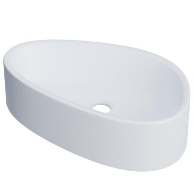 Cuba de Apoio Gota Para Banheiro Lavabo C01 BG43W Branca Matte Fosca  - Lyam