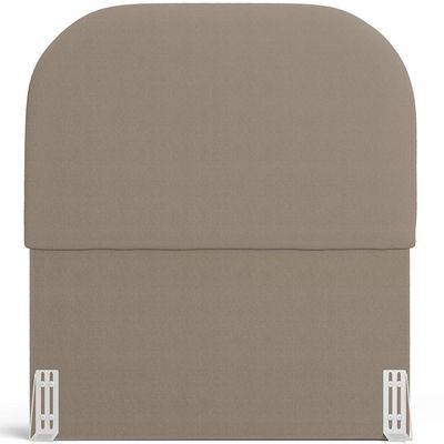 Cabeceira Cama Box 100cm Orgânica Lanna W01 Bouclê Bege - Lyam Decor