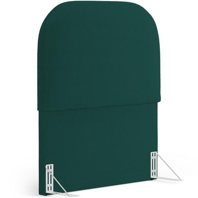 Cabeceira Cama Box 100cm Orgânica Lanna W01 Bouclê Verde - Lyam Decor