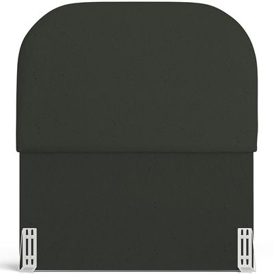 Cabeceira Cama Box 100cm Orgânica Lanna W01 Linho Verde Musgo - Lyam Decor