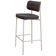 Kit 06 Banquetas Alta Bar Cozinha Sala De Jantar Aço Branco Kaira C01 Linho Preto - Lyam Decor