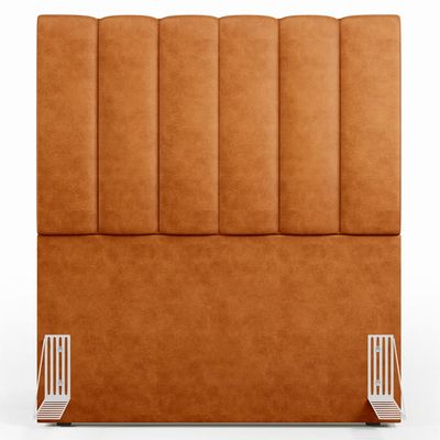 Cabeceira Cama Box 100 cm Dália W01 Couríssimo Canela - Lyam Decor