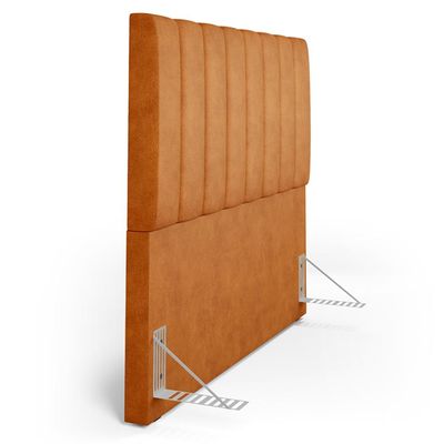 Cabeceira Cama Box 100 cm Dália W01 Couríssimo Canela - Lyam Decor