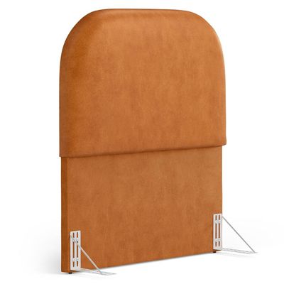 Cabeceira Cama Box 100cm Orgânica Lanna W01 Couríssimo Canela - Lyam Decor