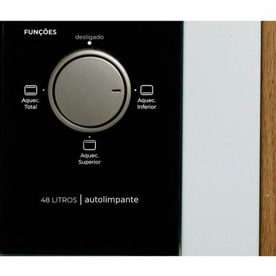 Forno Elétrico de Embutir Fischer 48 Litros, Fit Line, Branco 34493 Branco / 110V
