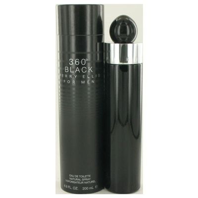 Perfume Masculino 360 Black Perry Ellis 200 Ml Eau De Toilette