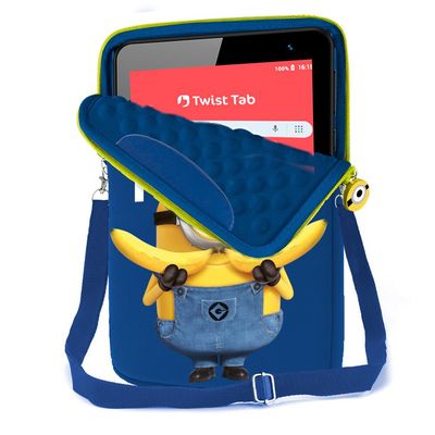 Tablet T780MF Twist Tab Minions com Capa 7 Polegadas 64GB Quad-Core Positivo Preto
