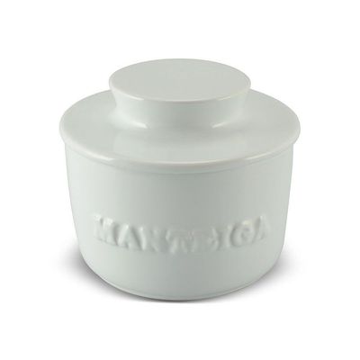 Manteigueira Francesa De Cerâmica 250 G Branca Ceraflame