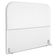 Cabeceira Casal 140 Cm Com Frame Alana Suede Branco Artte Branco