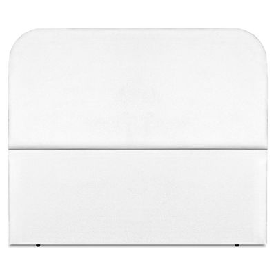 Cabeceira Casal 140 Cm Com Frame Alana Suede Branco Artte Branco