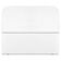 Cabeceira Casal 140 Cm Com Frame Alana Suede Branco Artte Branco