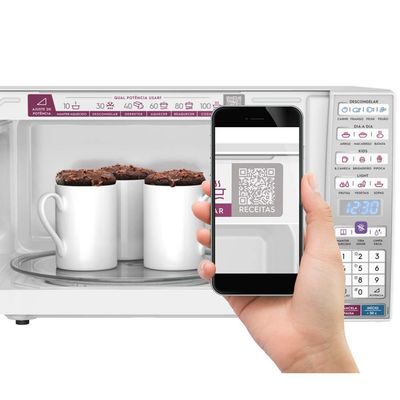 Micro-ondas Electrolux 34 Litros 10 Níveis de Potência MEO44 Branca / 110V
