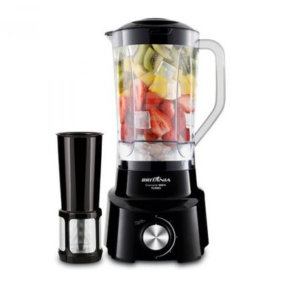 Liquidificador Diamante 800 4 Velocidades Pulsar - Britânia Preto / 220V