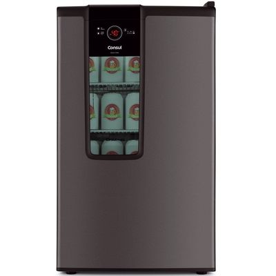 Cervejeira 1 Porta Frost Free 82 Litros Consul CZD12AT Titanium / 110V
