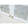 Cristaleira Americana 2 Portas com Vidro 2 Gavetas C357 Henn Branco