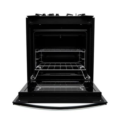 Fogão a Gás de Embutir Dako Diplomata 4 Bocas com Mesa de Vidro Preto / Bivolt