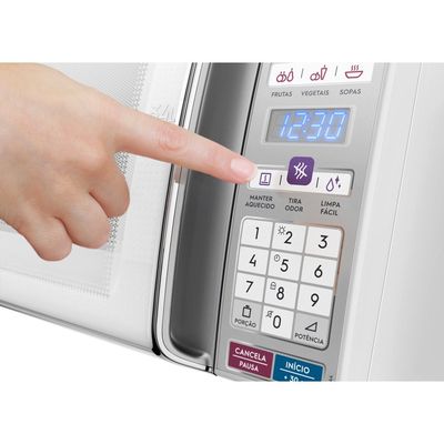 Micro-ondas Electrolux 34 Litros 10 Níveis de Potência MEO44 Branca / 220V