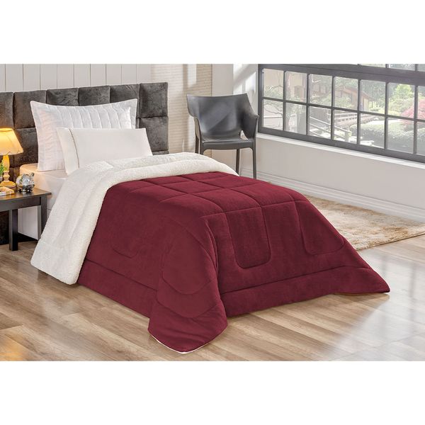 Coberdrom King Soft Marsala Valle Enxovais 1 peça