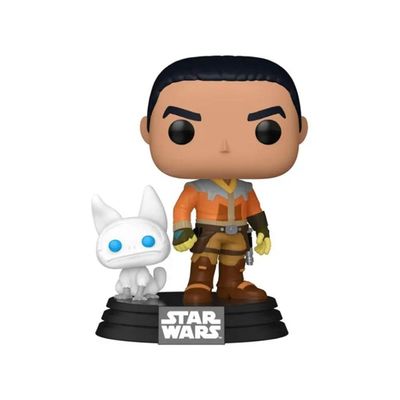 Funko Pop Star Wars 756 Ezra Bridger with Loth-Cat Exclusive