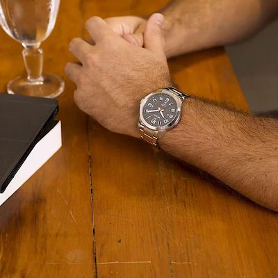 Relógio Seculus Masculino Ref: 44296g0svna1 Casual Prateado