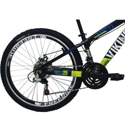 Bicicleta TUFF25 Freeride Aro 26 Preto/Amarelo VikingX