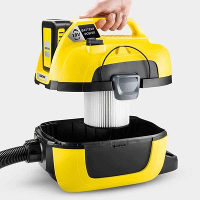 Aspirador de Pó e Líquidos WD1 Bateria - 18v (Bateria e Carregador não inclusos) Karcher