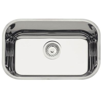 Cuba Tramontina Lavínia 48BL Bancada 25,5L Inox Alto Brilho 48x34cm Embutir Pia Cozinha