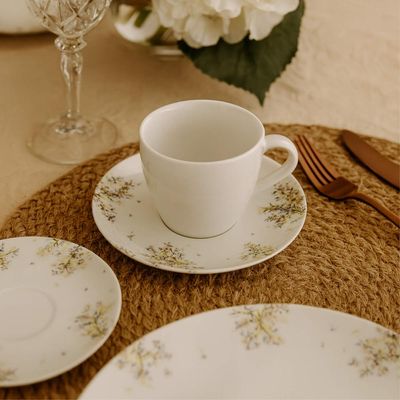 Aparelho de Jantar Tramontina Fogli 20 Peças em Porcelana De