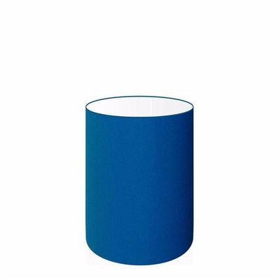 Cúpula Abajur Cilíndrica Cp-7003 ø15x20cm Azul Marinho