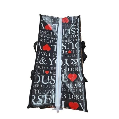 Bolsa Mala Sacola Feira Viagem Armazenamento Multiuso Dobrável Em Lona Impermeável Com Ziper Modelo:3