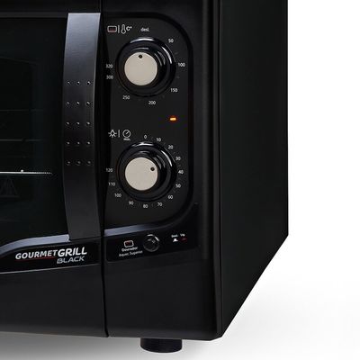 Forno Elétrico Gourmet Grill Autolimpante 44 Litros Fischer Preto / 220V