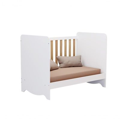 Berço Modelo Americano Ben - Moveis Peroba Amendoa-branco
