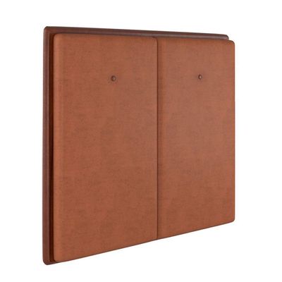 Cabeceira Estofada King 195 Cm Coral Veludo Terracota