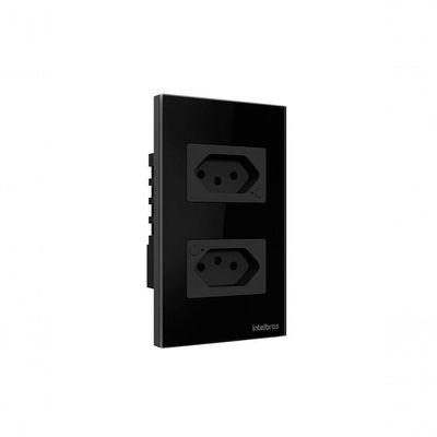 Tomada Dupla 10a Smart Wi-fi Ets 1002 Preto 4850065