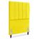 Cabeceira Solteiro 100 Cm Com Frame Carla Suede Amarelo Artte Amarelo