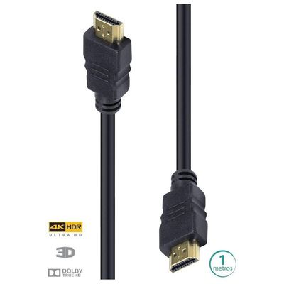 Cabo Hdmi 2.0 4k Ultra Hd 3d 1m