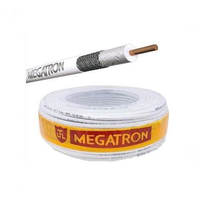Cabo Coaxial Rgc-6 95% 100m Branco