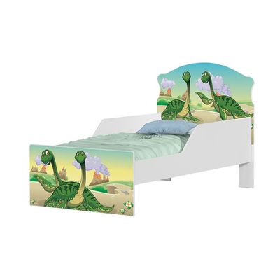 Mini Cama Infantil 153,2x79cm com Proteção Lateral Personagens Dinossauro K02 - D'Rossi