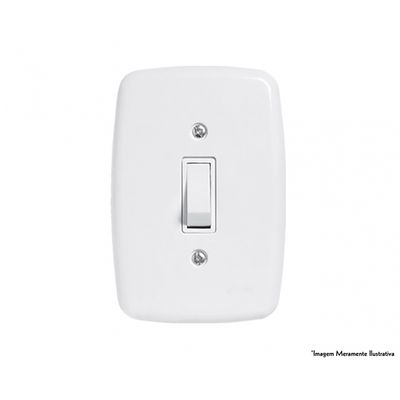 Interruptor Ideale Br 1 Simples C/Pl 3200 c/12pcs