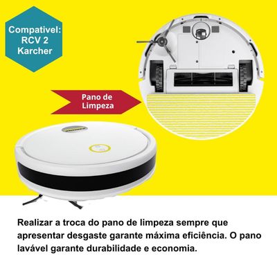 Pano de Limpeza RCV2 - 2 Unidades Karcher