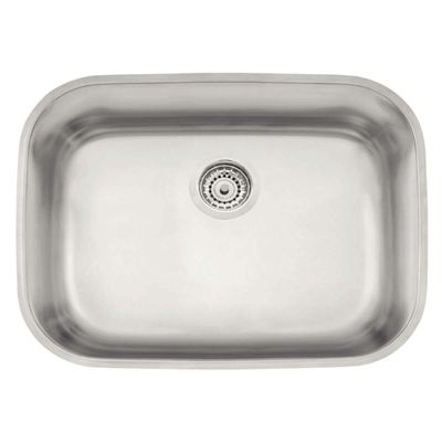 Cuba de Embutir para Pia Aço Inox Escovado 25,5L Tramontina Lavínia 48 BL 48x34cm Cozinha