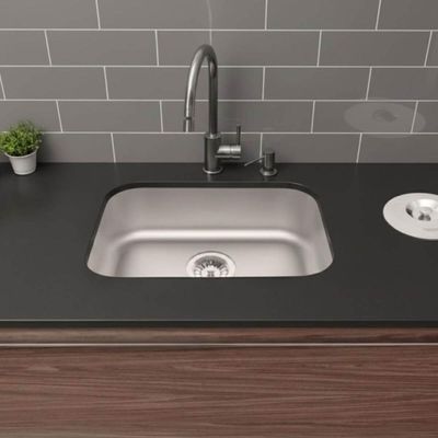 Cuba de Embutir para Pia Aço Inox Escovado 25,5L Tramontina Lavínia 48 BL 48x34cm Cozinha