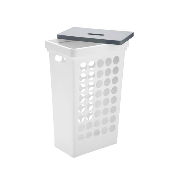 Cesto de Roupas Arthi Quadrado com Tampa Branco 43L Cesto de Roupas Arthi Quadrado com Tampa Branco 43L