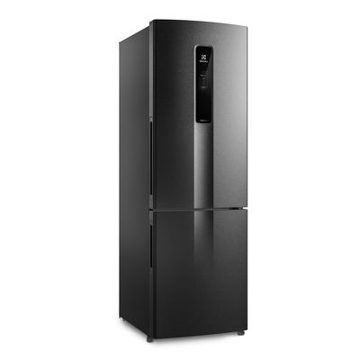 Geladeira Electrolux Frost Free Inverter 400L Efficient AutoSense e Rapid Freeze Inverse Black Inox Look (IB6B) Bivolt
