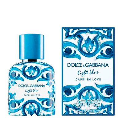 Dolce & Gabbana Light Blue Capri In Love Pour Homme Edp - Perfume Masculino 50ml