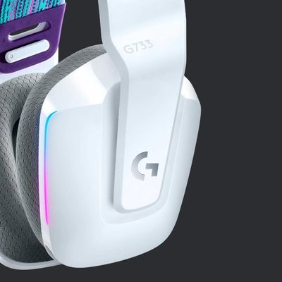 Logitech Lightspeed Wireless DtsX V2.0 Fone De Ouvido Branco