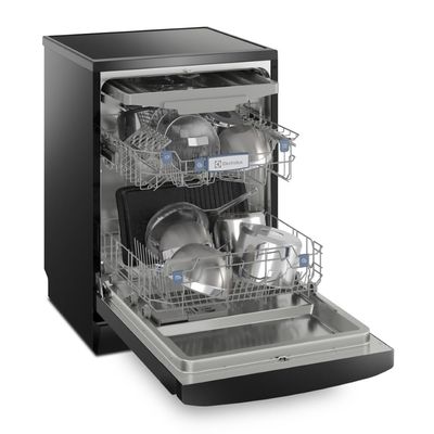 Lava-Louças Electrolux 14 Serviços Preta Experience com Função Higienizar Compras (LL14P) 127V