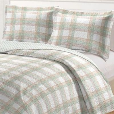 Kit Cobre Leito Colcha Daily King 3 Peças Dupla Face Estampado - Modelo 70 - 100% Poliéster