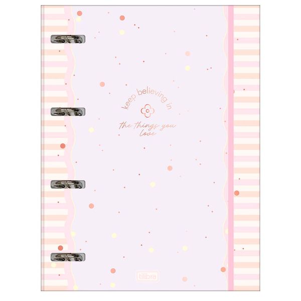 Caderno Argolado Com Elástico 48F Soho 396702 - Tilibra Caderno Argolado Com Elástico 48F Soho 396702 - Tilibra